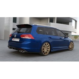 Накладка сплиттер на спойлер багажника на Volkswagen Golf VII R Estate